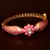 Copper Made Kundan Stone Embellished Pink Meenakari Worked Fine Quality Bracelet BD356