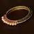 Meenakari Worked Ruby and Pearl Embellished High-end Designer Bracelet BD367