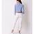 Women's Chambray Cut Detail Top
