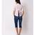 Women's Striped Embroidered Top