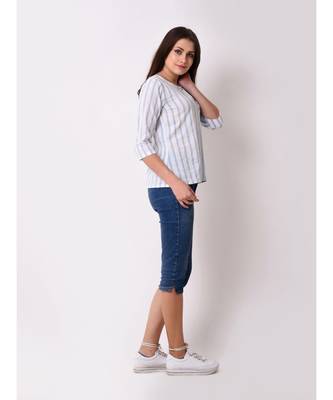 Women's Button Down Embroidered Top 4