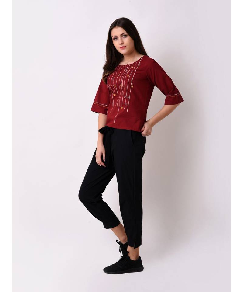 Women's Meadow Floral Top