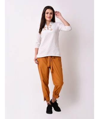 Women's Textured Embroidered Top 1