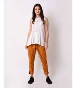 Women's Gathered Embroidered Tunic