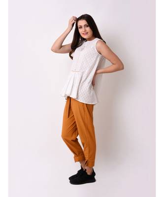 Women's Gathered Embroidered Tunic 2