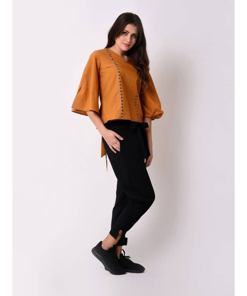 Women's Tribal Embroidered Top