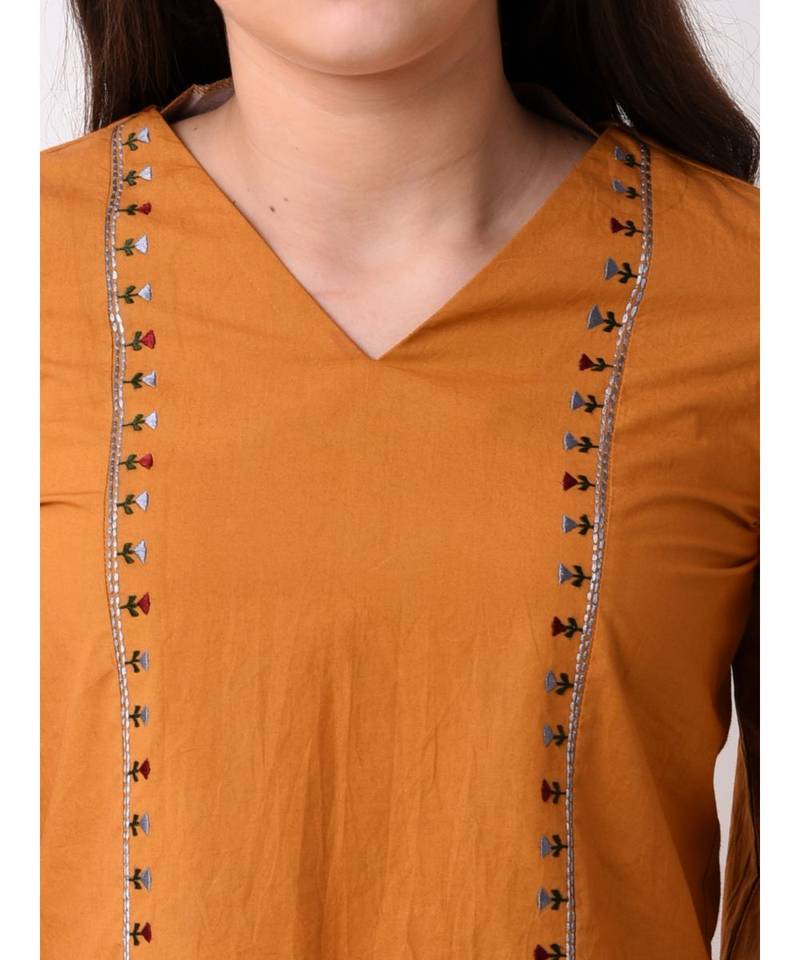 Women's Tribal Embroidered Top