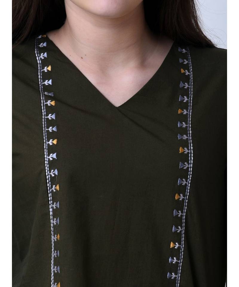 Women's Tribal Embroidered Top
