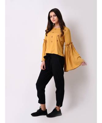 Women's Rayon Embroidered Top 2