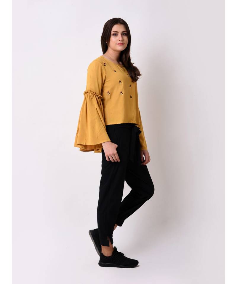 Women's Rayon Embroidered Top