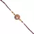 Gold Plated Designer Stone Studded Peacock Rakhi For Men/Boys