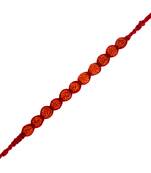 Gold Plated Rudraksh Rakhi For Men/Boys