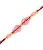 Gold Plated Designer Beads Rakhi For Men/Boys