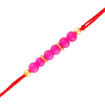 Gold Plated Designer Pearl Rakhi For Men/Boys 1