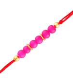 Gold Plated Designer Pearl Rakhi For Men/Boys