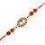 Gold Plated Designer Rudraksh Om Rakhi For Men/Boys