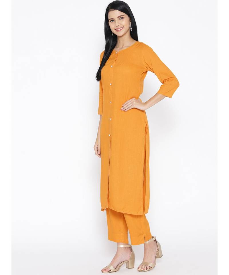 Mustord Rayon Kurta Pant