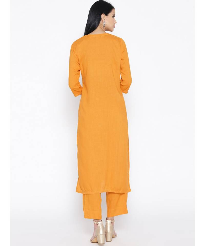 Mustord Rayon Kurta Pant