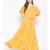 Mustord Moss Silk Long Dress