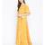 Mustord Moss Silk Long Dress