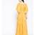 Mustord Moss Silk Long Dress