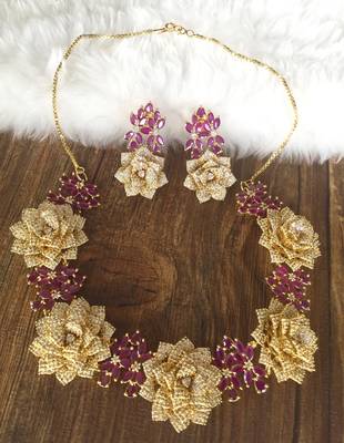 Gold onyx necklaces 2