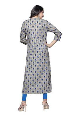 Multicolor printed cotton cotton-kurtis 2