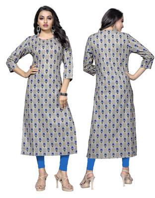 Multicolor printed cotton cotton-kurtis 5