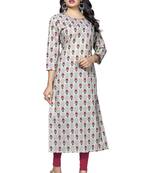 Multicolor printed cotton cotton-kurtis