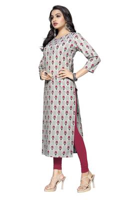 Multicolor printed cotton cotton-kurtis 3