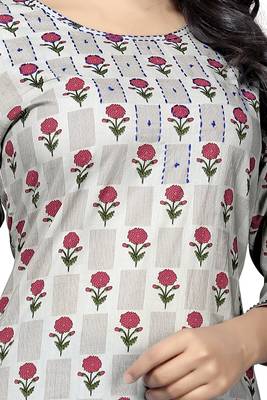 Multicolor printed cotton cotton-kurtis 4