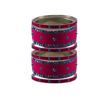 Rani Stone Stud Brass Bangle 1
