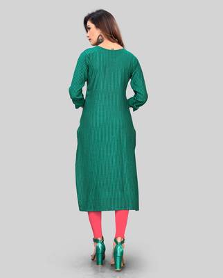 Multicolor embroidered rayon ethnic-kurtis 2