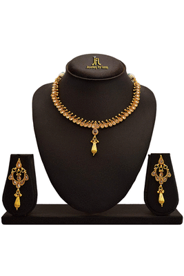 Gold diamond necklace-sets 2