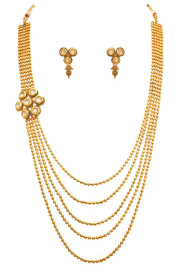 Gold diamond necklace-sets 1