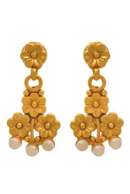 Gold pearl necklace-sets 3