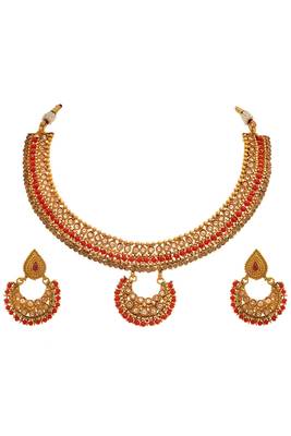 Gold diamond necklace-sets 1