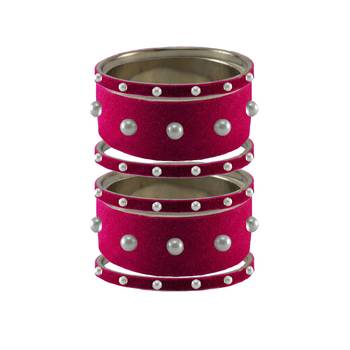 Rani Moti Stud Brass Bangle 1