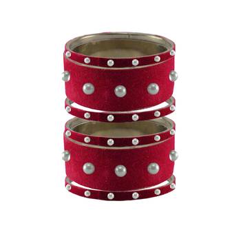 Rani Moti Stud Brass Bangle 1