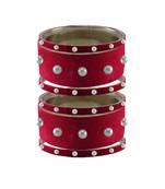 Rani Moti Stud Brass Bangle