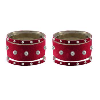 Rani Moti Stud Brass Bangle 2