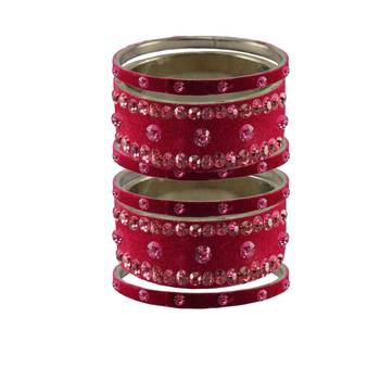 Rani Stone Stud Brass Bangle 1