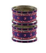 Jamani Stone Stud Brass Bangle