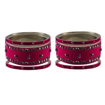 Rani Stone Stud Brass Bangle 2