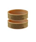 Light Brown  Plain Acrylic Bangle