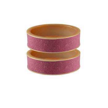Dark Pink Plain Acrylic Bangle 1