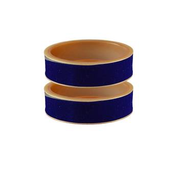 Blue Plain Acrylic Bangle 1