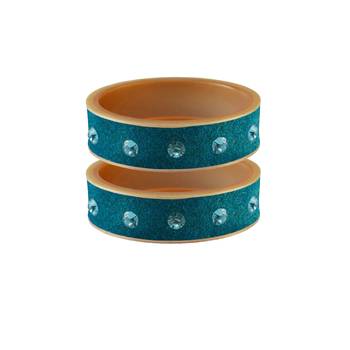 Firozi Stone Stud Acrylic Bangle 1