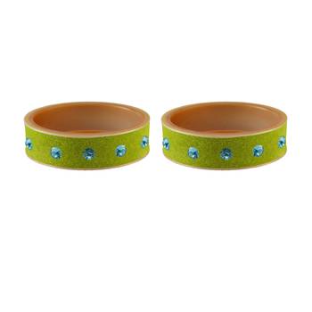 Parrot  Stone Stud Acrylic Bangle 2