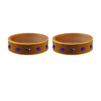 Dark Brown Stone Stud Acrylic Bangle 2